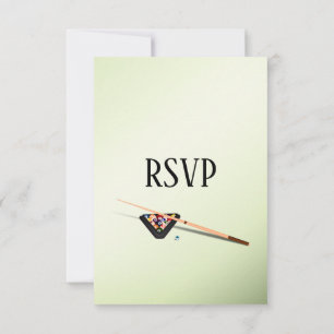 Billard RSVP avec choix pour le dîner