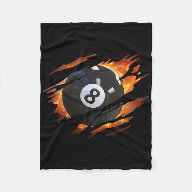 Billard S Men 8 Ll Pool S Pool League Fleecedecke (Vorderseite)