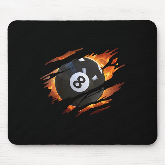 Billard S Men 8 Ll Pool S Pool League Mousepad (Vorne)
