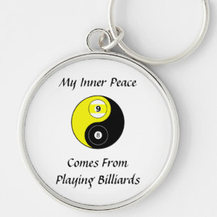 Billard Schlüsselanhänger