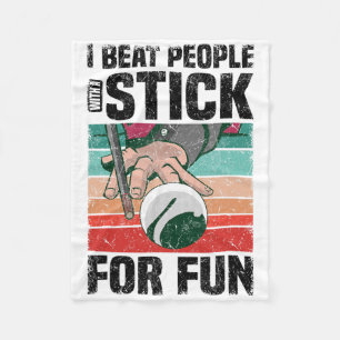 Billard Snooker Cue Player Fleecedecke