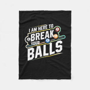Billard Snooker ist hier, um Ihre Bälle zu durchbr Fleecedecke