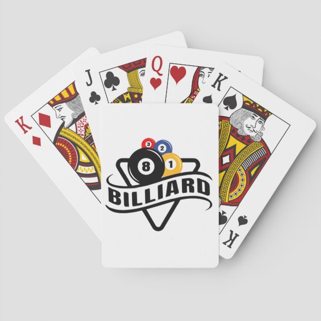 Billard Spielkarten (Rückseite)