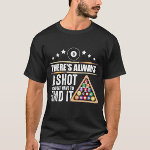 Billard Team Pool Player Geschenk für Snooker Fan T-Shirt