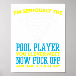 Billard und Billard. Poster