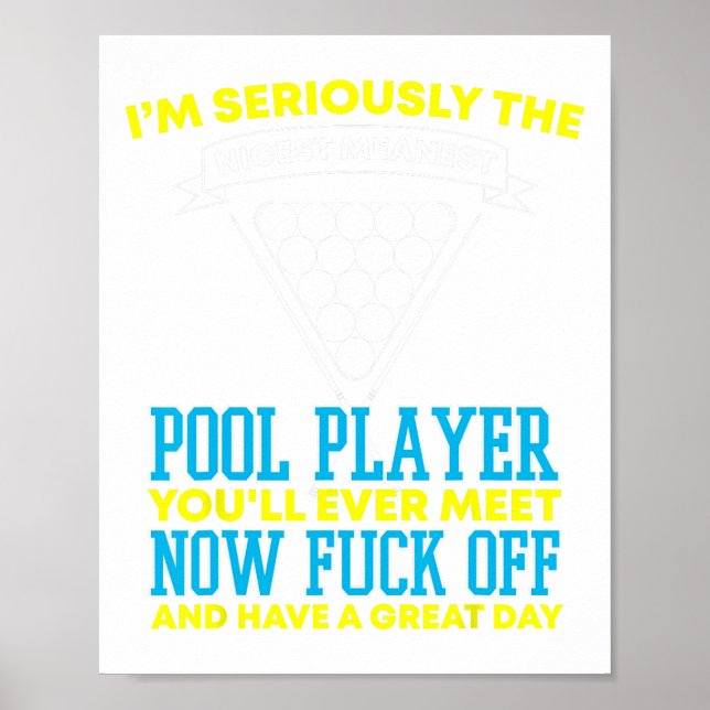 Billard und Billard. Poster (Vorne)