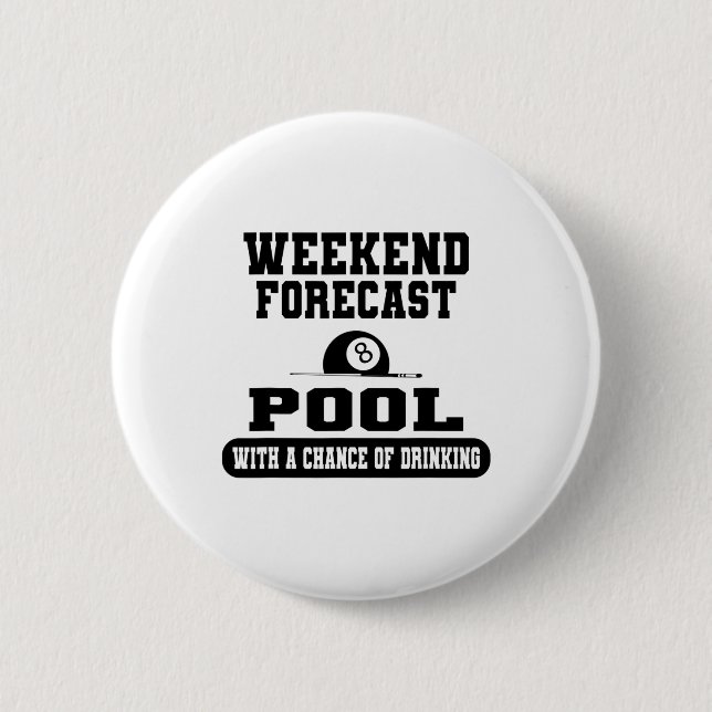 Billard Weekend Forecast Billiard Pool Players F Button (Vorderseite)