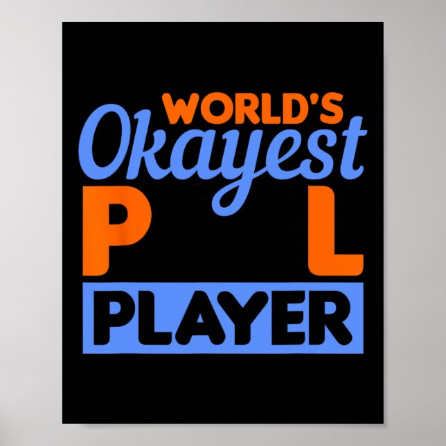 Billard Worlds Token Pool Player 8 ll 1 Poster (Vorne)