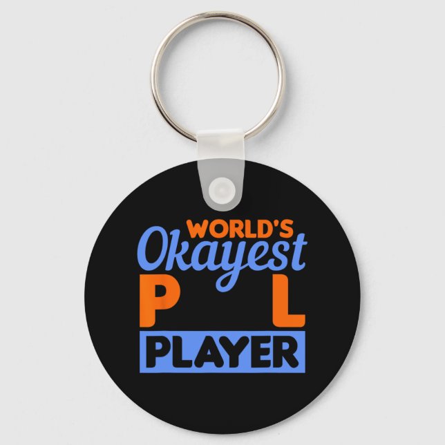 Billard Worlds Token Pool Player 8 ll 1 Schlüsselanhänger (Vorderseite)