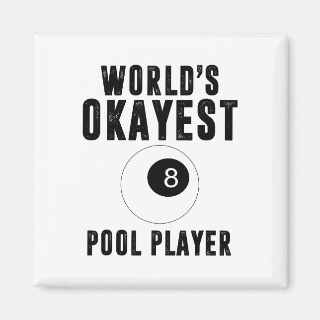 Billard Worlds Token Pool Player 8 ll Magnet (Vorne)