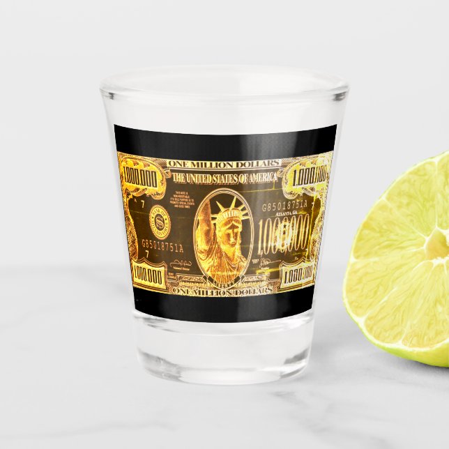 Billardglas Schnapsglas (Vorderseite)