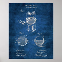 Billardkugel Patent #2 Pool-Spielzimmer-Dekor