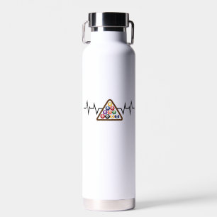 Billardkugel Rack Herzschlag Trinkflasche