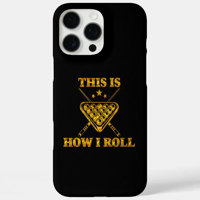 Billards Sprichwort - Billardspass iPhone 16 Pro Max Hülle (Rückseite)