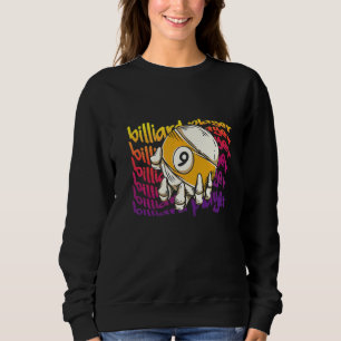 Billardspieler I Poolbillard I Snooker I Billard Sweatshirt