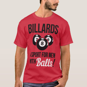 Billardsport mit Kugeln T-Shirt