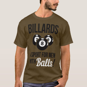 Billardsport mit Kugeln T-Shirt