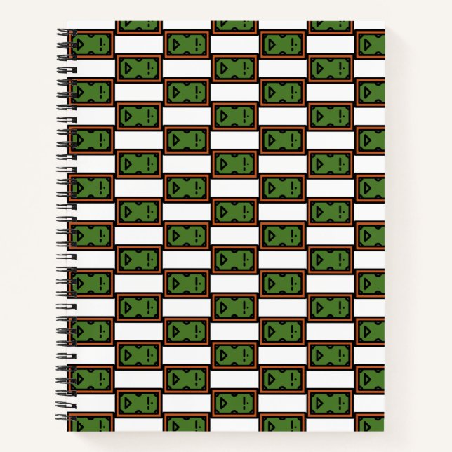 Billardtisch Notizbuch (Vorderseite)