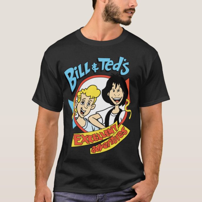 Billeds Ecellent Adventure Cartoon funny T-Shirt (Vorderseite)