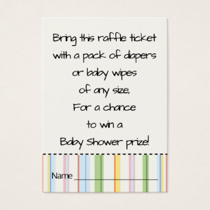 Billet baby shower Raffle/Pique-nique Floral