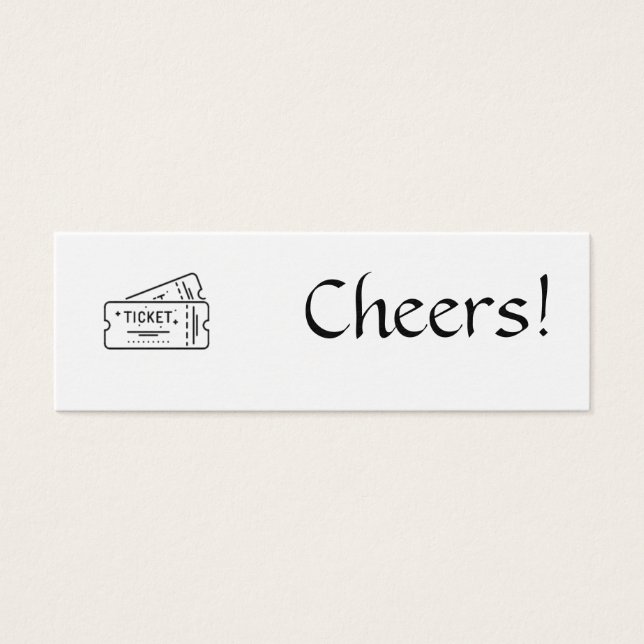 Billet boisson - Profitez d'une boisson gratuite s (Devant)