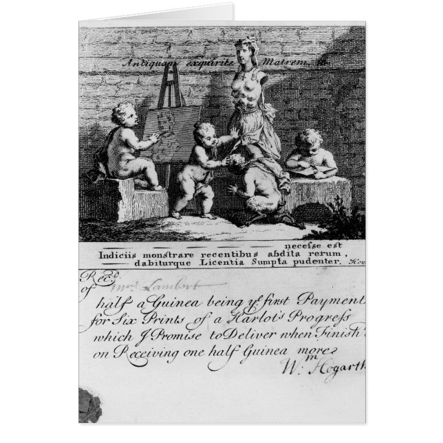 Billet d'abonnement pour 'A Harlot's (Devant)