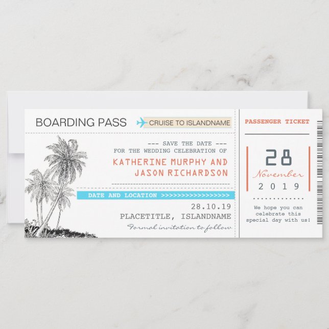 billet d'avion carte d'embarquement enregistrer la (Devant)