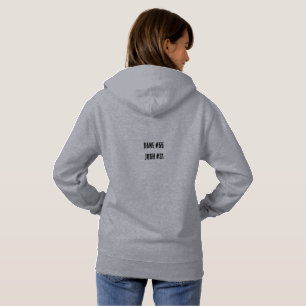 Billet Mum Cosy Hooded Personalisiert Names Hoodie