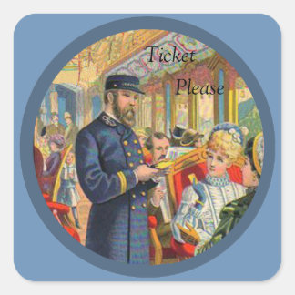 Billet S'Il Vous Plaît Train Stickers