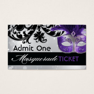 Billets d'admission de mascarade
