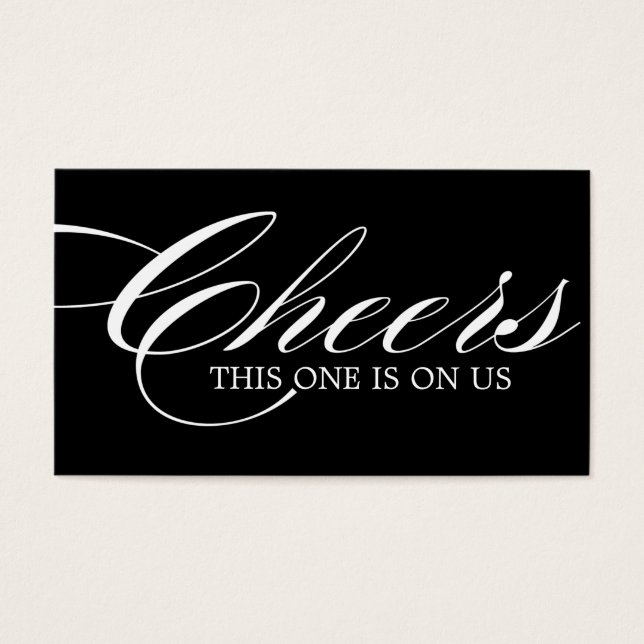 Billets de boisson - Pack de 100 (Devant)