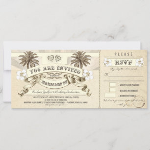 Billets mariages - invitations pour mariages à la 