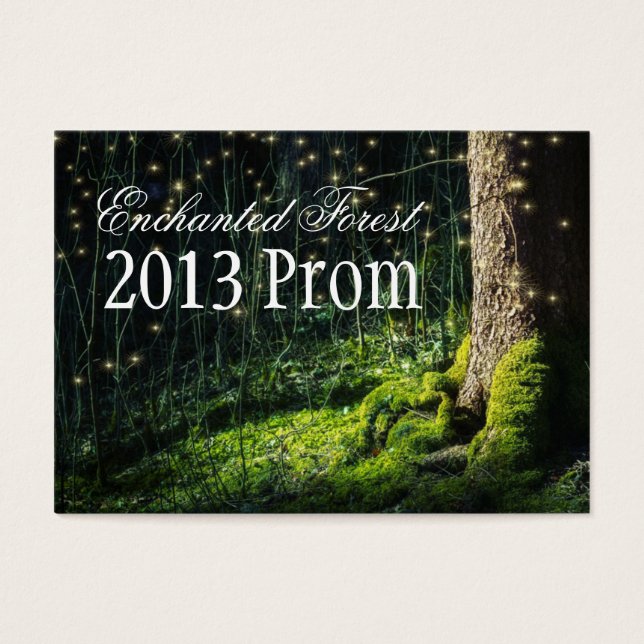 Billets Prom Forêt Enchantés - Invitations (Devant)