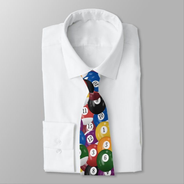 Billiard Balls Collection Krawatte (Gebunden)