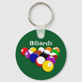Billiard Balls Design Key Chain Schlüsselanhänger