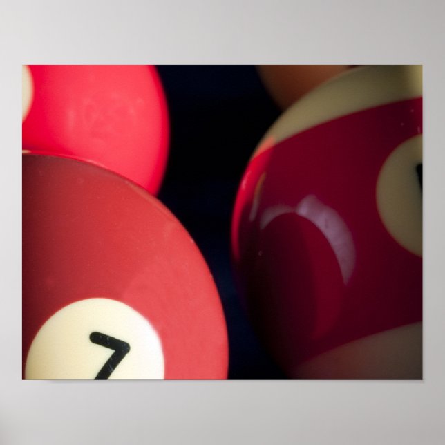 Billiard Balls Poster (Vorne)