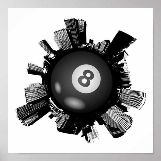 Billiard City Poster (Vorne)