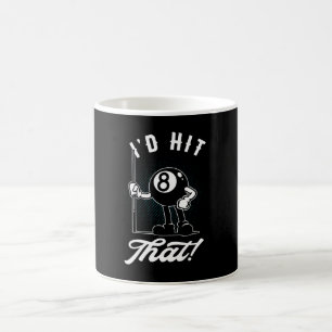 Billiard Cue Sports Funny 8-Ball Cartoon Pool Kaffeetasse