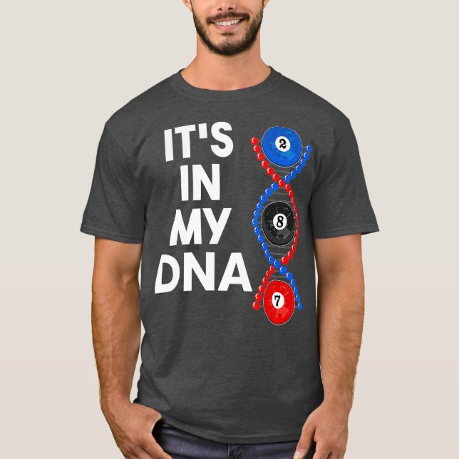 Billiard DNA billiard ball pool snooker billiard T-Shirt (Vorderseite)