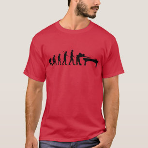 Billiard Evolution Billard Tischtennis T-Shirt