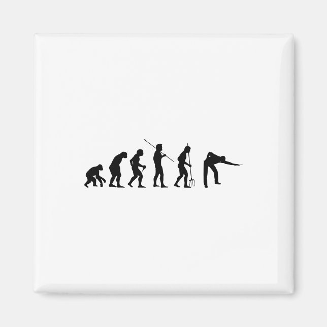 Billiard Evolution Snooker Pool Chalk Billiard Pla Magnet (Vorne)