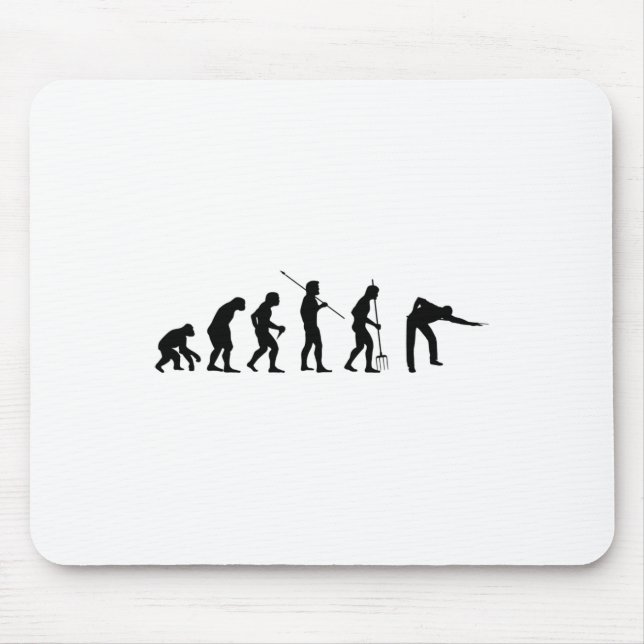 Billiard Evolution Snooker Pool Chalk Billiard Pla Mousepad (Vorne)