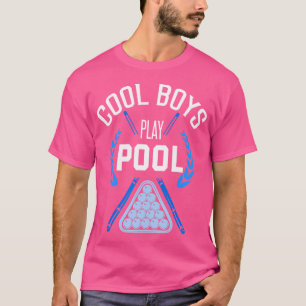 Billiard Funny Boys Pool Lover Sport Pool Player T-Shirt