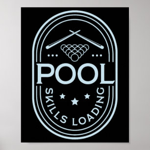 Billiard für Billiard-Angebote für Pool-Qualifikat Poster