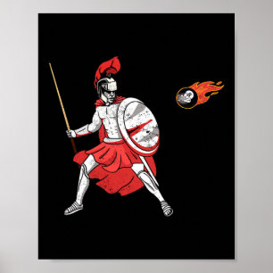 Billiard Game Sticks Romans Snooker Table Pool Bi Poster