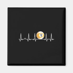 Billiard Heartbeat Snooker Pool Chalk Billiard Pla Magnet