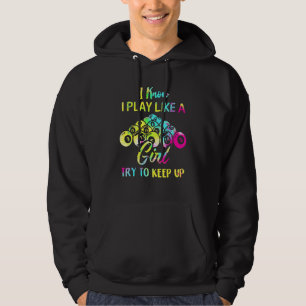 Billiard Ich weiß, ich spiele wie ein Girl Pool Bi Hoodie