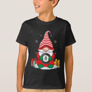 Billiard Ll Weihnachts-Gnome Niedlich Billiard Ll T-Shirt