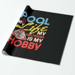 Billiard Player Billard Pool ist mein Leben Geschenkpapier
