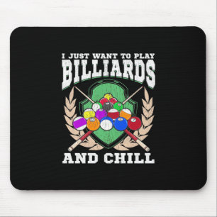 Billiard Player Billard spielen Mousepad